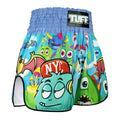 [Pre-Order] TUFF Muay Thai Boxing Shorts High-Cut Retro Style "Party Monster"