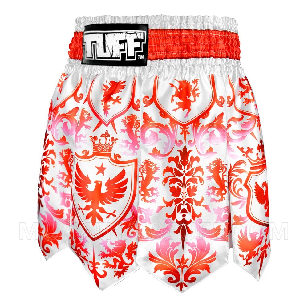 Tomatoes Red Print Pattern Muay Thai Boxing Shorts main image 1