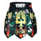 TUFF Muay Thai Boxing Shorts Gladiator Green Military Warrior